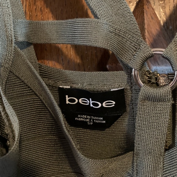 bebe Green Bodycon Dress - Picture 3 of 3